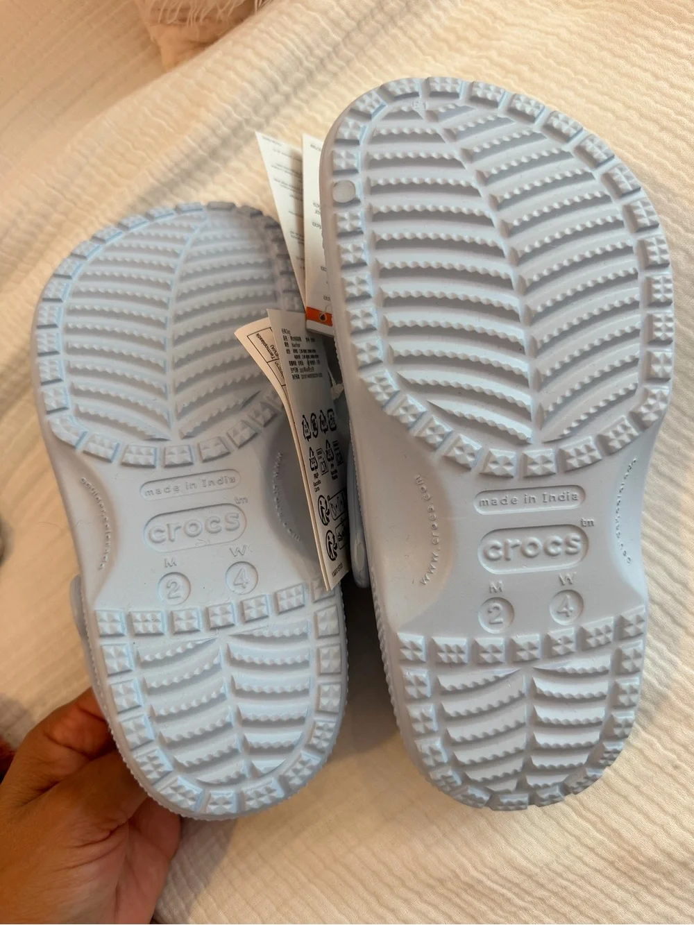 CROCS Kids Classic Clog in Pale Blue